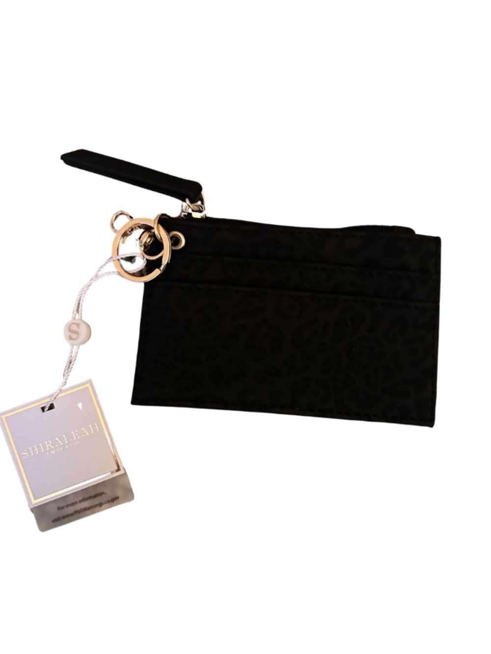 NEW Shiraleah Rowe Black Card Case